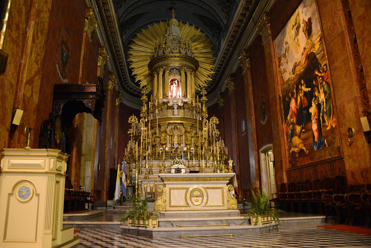 31 The Main Altar With A Painting Of The Transfiguration In Salta Cathedral
